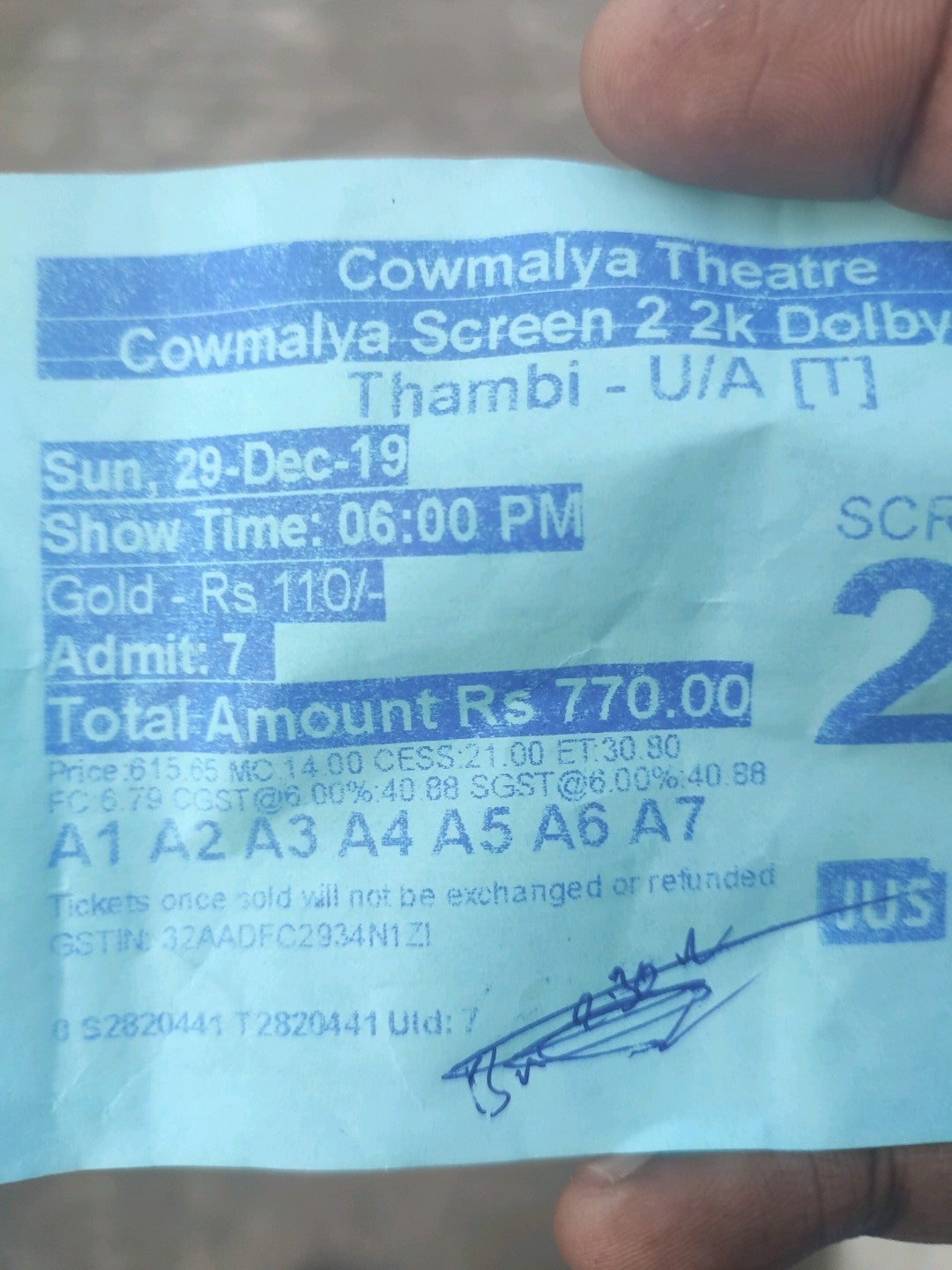 Checked in at cowmalaya theatre